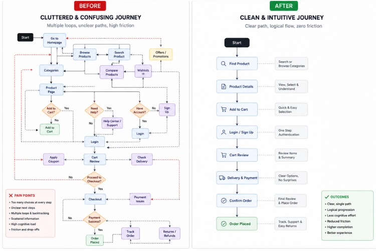 evaluating structure of customer journey